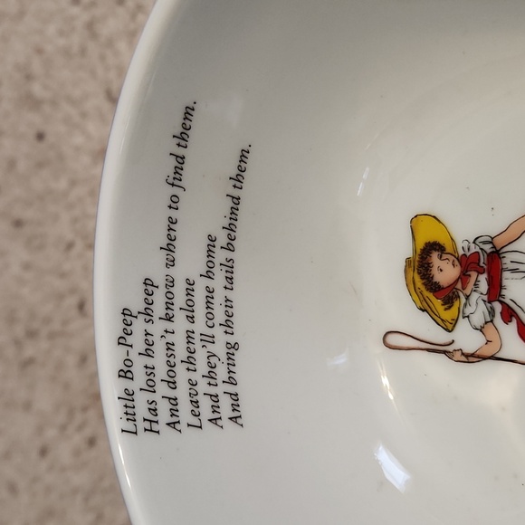 Reutter Porzellan Little Bo Peep Design Bowl West Germany - Picture 2 of 7